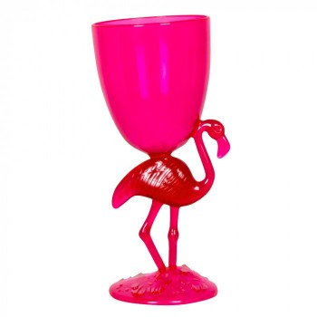 Vaso Plast.Con Flamenco 20Cm