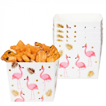 P/6 Bol Carton Flamencos