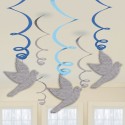 P/6 Deco Espiral Comunion Azul P/6 Deco Espiral Comunion Azul