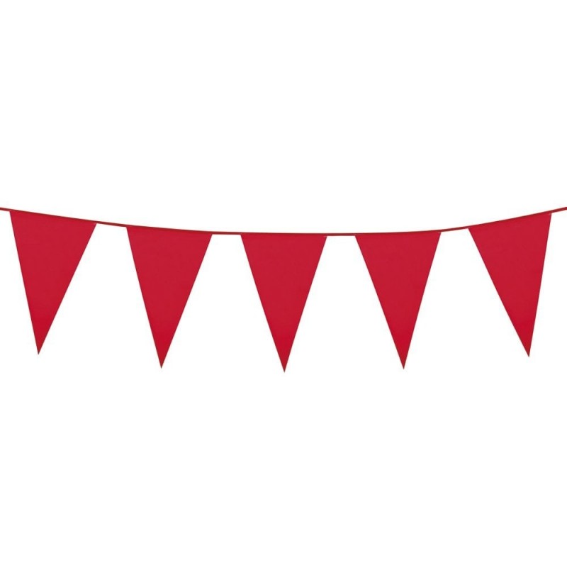 Banderin Triangular Rojo Banderin Triangular Rojo