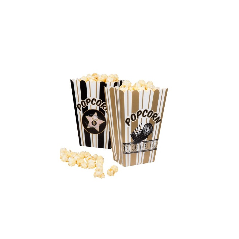 P/4 Caja Palomitas Hollywood