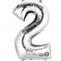 Globo Palo Nº2 Plata Globo Palo Nº2 Plata