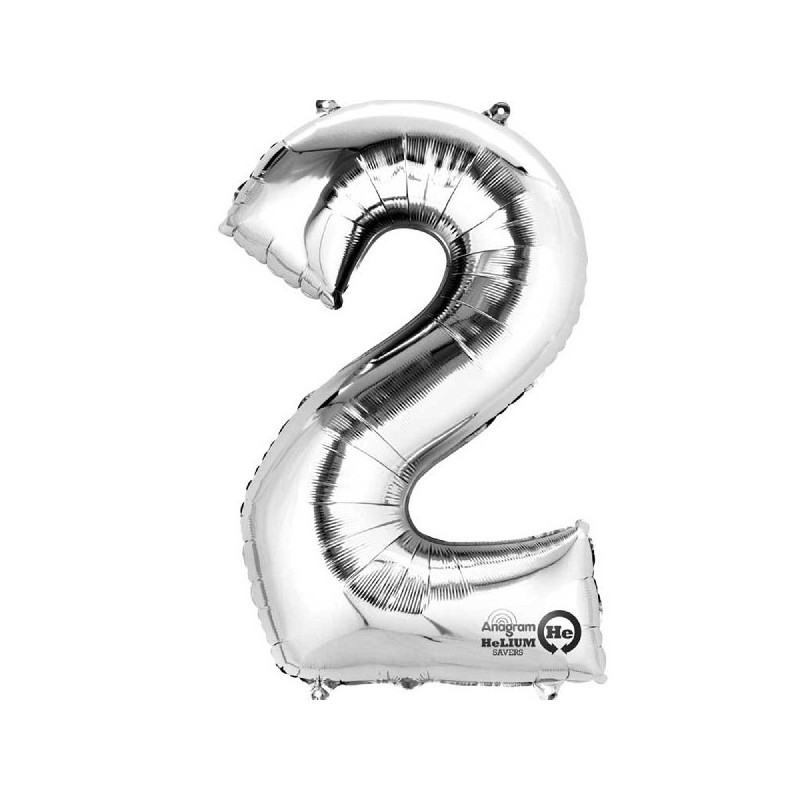 Globo Palo Nº2 Plata Globo Palo Nº2 Plata