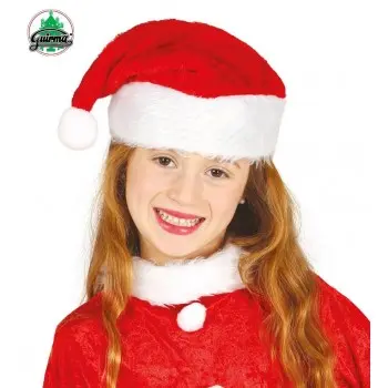 Gorro Papa Noel Infantil 34Cm