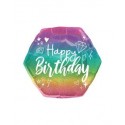 Globo Hexagono Holog.Hbday