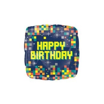 Globo Happy Bday Pixels