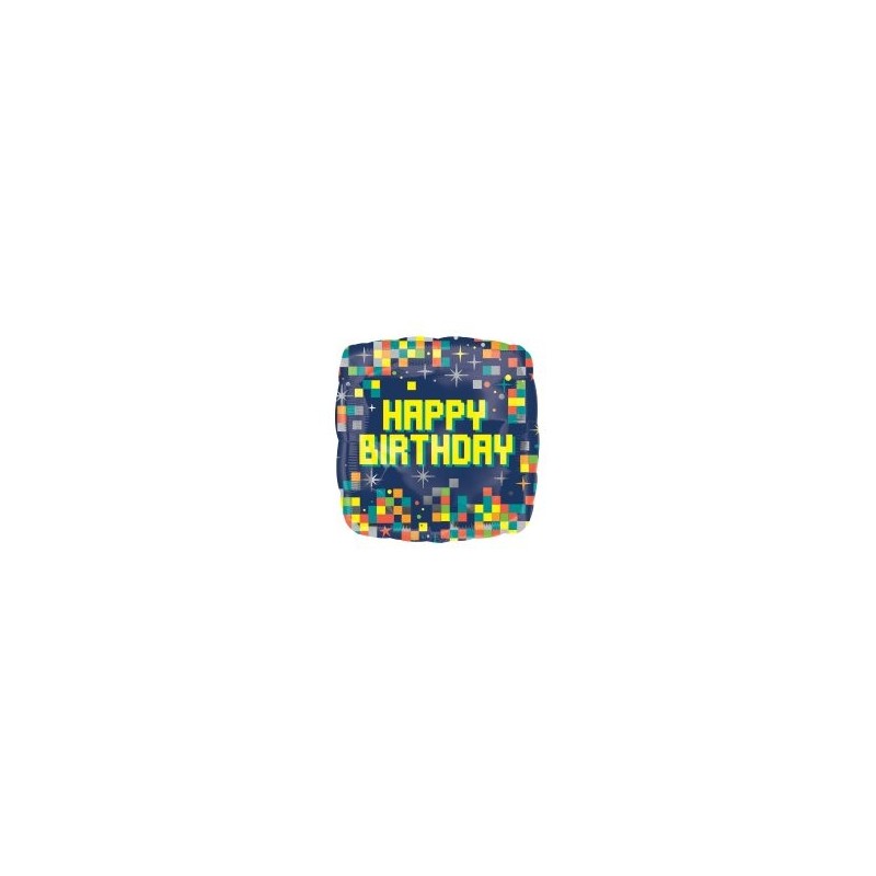 Globo Happy Bday Pixels