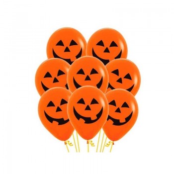 B/12 Globo Naranja Calabaza