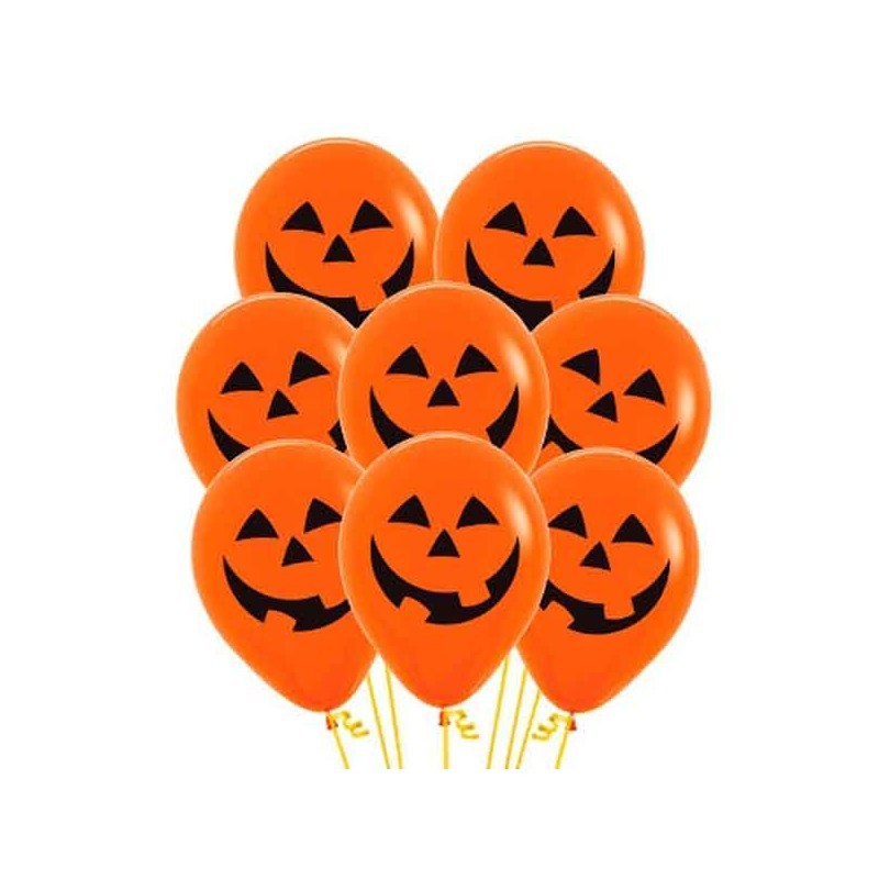 B/12 Globo Naranja Calabaza B/12 Globo Naranja Calabaza