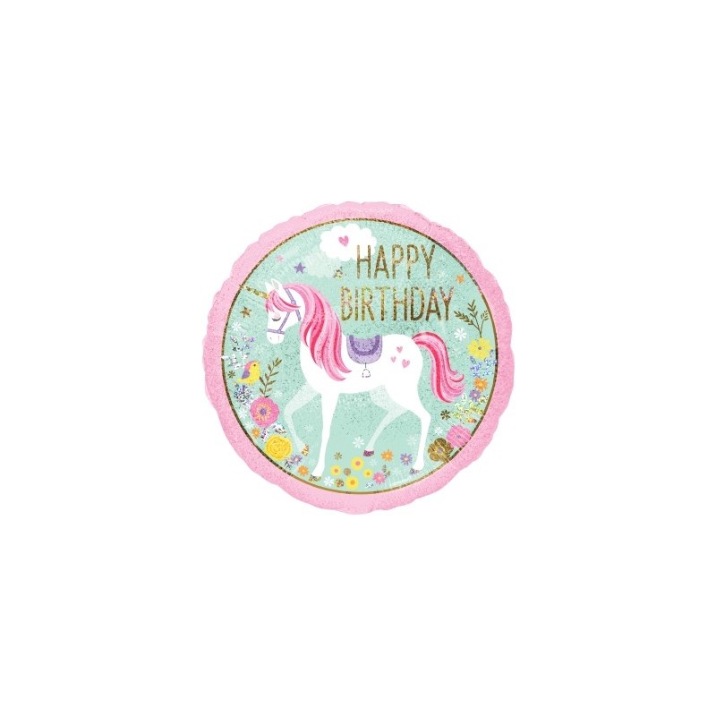 Globo 18"Unicornio Magico H.Ba Globo 18"Unicornio Magico H.Ba