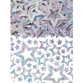 P/Confetti Estrellas Plata