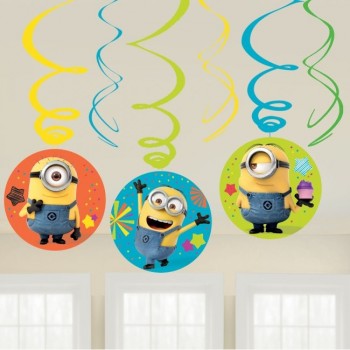 P/6 Colg.Espiral Dec.Minions
