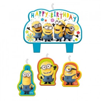 P/4 Velas Minions H.B.
