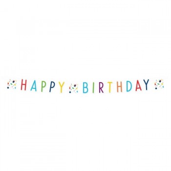 Guirn.Happy Bday Confetti 1,80