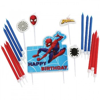Set Velas Spiderman