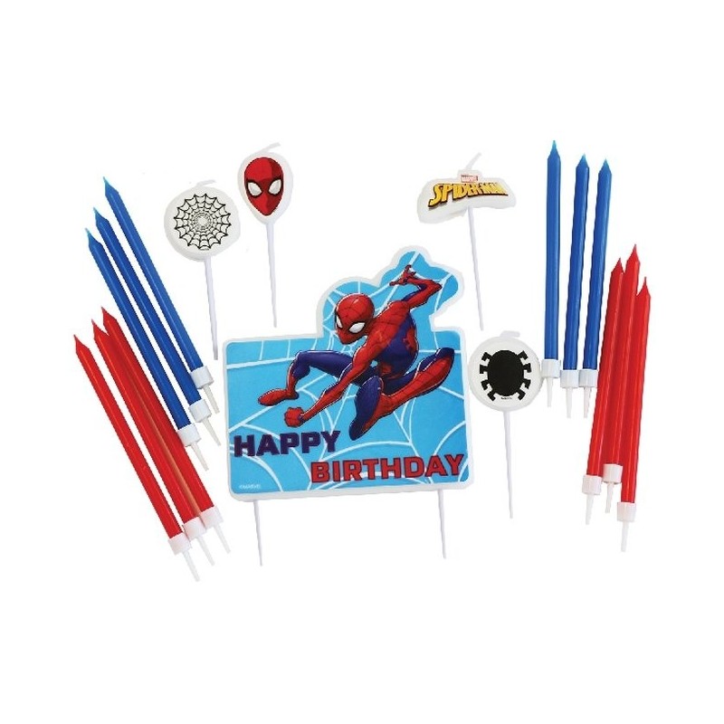 Set Velas Spiderman Set Velas Spiderman