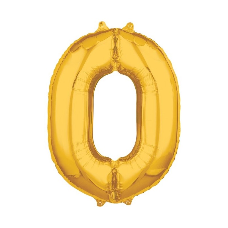 Globo Nº0 Oro 26" Globo Nº0 Oro 26"