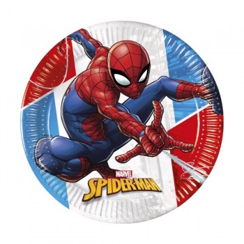 P/8 Plato 23Cm Spiderman Compo