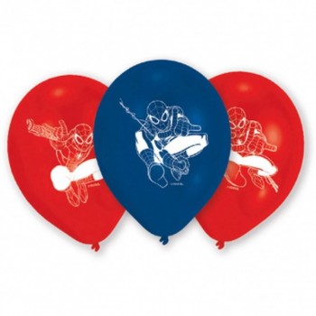 P/6 Globo Latex Spiderman 2