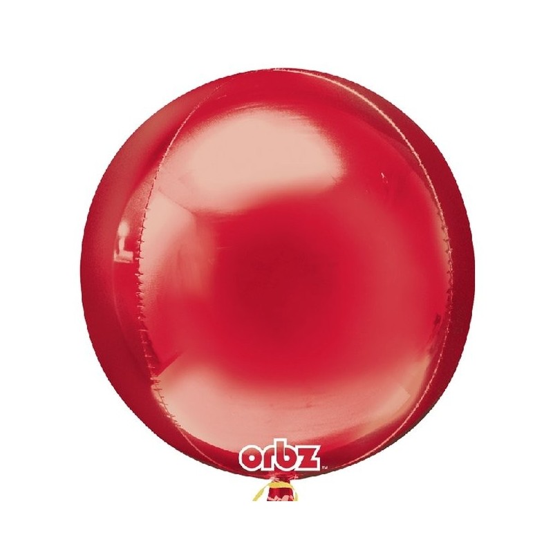 Globo Orbz Rojo 40Cm Globo Orbz Rojo 40Cm