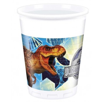 P/8 Vasos Jurassic World 2
