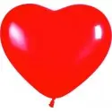 B/50 Globos 6" Corazon Rojo