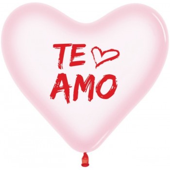 B/12 Globos R12 Corazón Te Amo