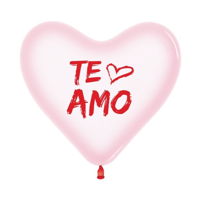 B/12 Globos R12 Corazón Te Amo B/12 Globos R12 Corazón Te Amo