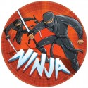 P/8 Platos 23cm cartón Ninja P/8 Platos 23cm cartón Ninja