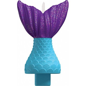 Vela Forma Cola Sirena