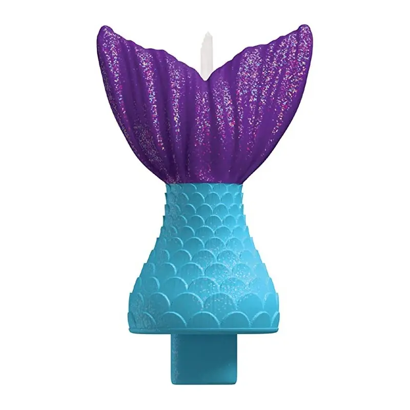 Vela Forma Cola Sirena