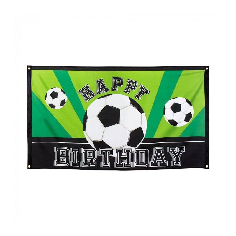 Bandera Futbol Happy Bday 150 Bandera Futbol Happy Bday 150