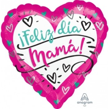 Globo Corazon Feliz Dia Mama