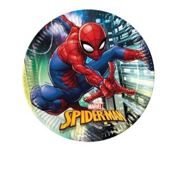 P/8 Plato 23Cm Spiderman New