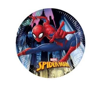P/8 Plato 20Cm Spiderman New