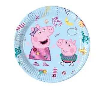 P/8 Plato 23Cm Peppa Pig Chuch