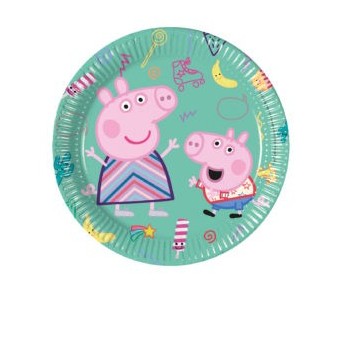 P/8 Plato 20Cm Peppa Pig Chuch