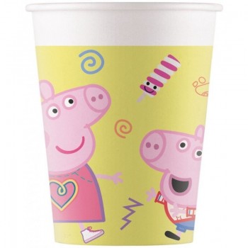P/8 Vaso Carton Peppa Pig Chuc