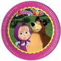 P/8 Plato 23Cm Masha Y El Oso