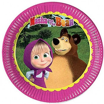 P/8 Plato 23Cm Masha Y El Oso