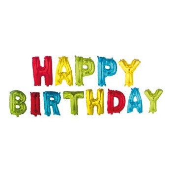 Globos Letras Happy Birthday