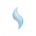 Globo 15"Curve Azul Pastel