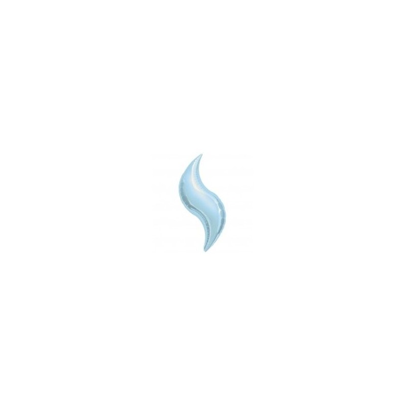 Globo 15"Curve Azul Pastel