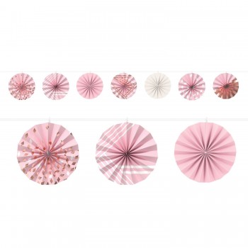 Guirn.Farolillo Oro Rosa 3,65M