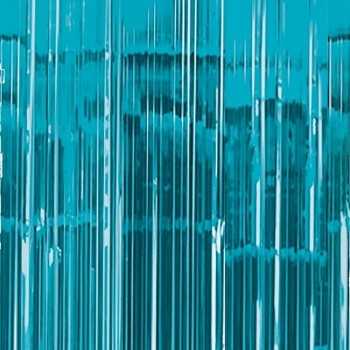 Cortina Deco.Azul Caribe Metal