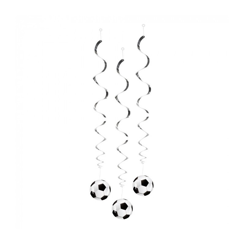 P/3 Colg.Espiral Balon Futbol P/3 Colg.Espiral Balon Futbol
