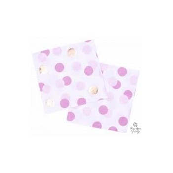 P/16 Serv.Topos Rosa+Oro
