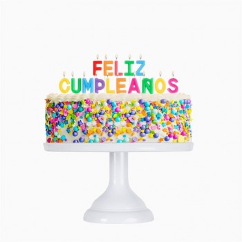 Velas "Feliz Cumpleaños"3Cm