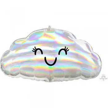 Globo Nube Sonriente Iridisc.