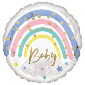 Globo 18" Baby Arcoiris Satin